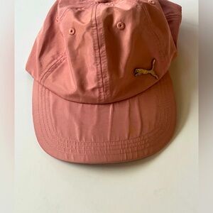 Puma Classic Women’s Light Pink Adjustable Cap Embroidered Logo One Size